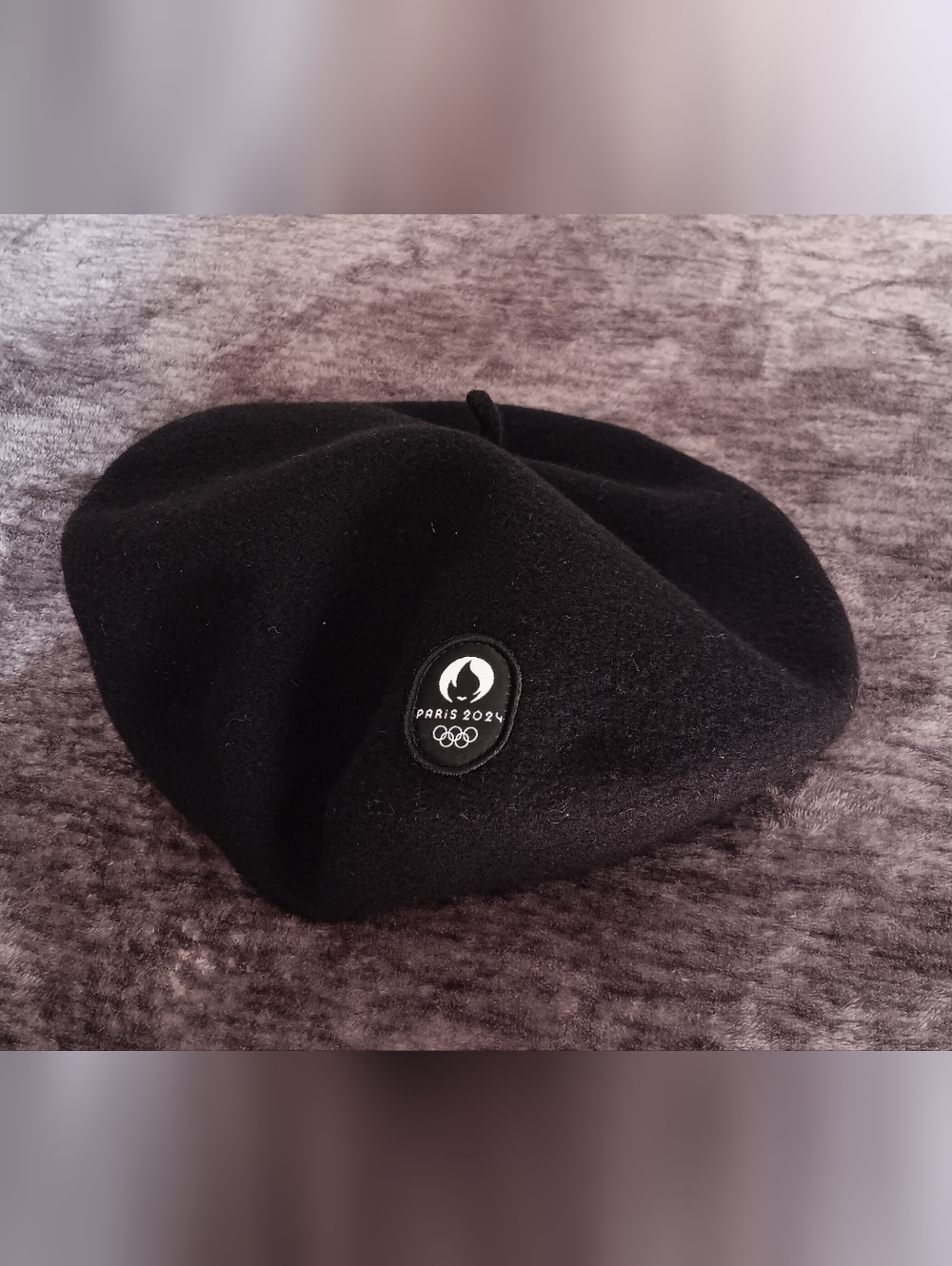 Le Béret Français Paris 2024 Olympics France Official Licensed Black Beret